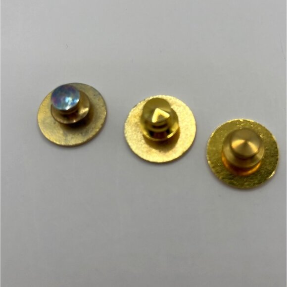 Vintage Grand Lodge New York F & A.M. Member 50/55/65 Years Enamel Lapel Pins Se - Picture 6 of 7